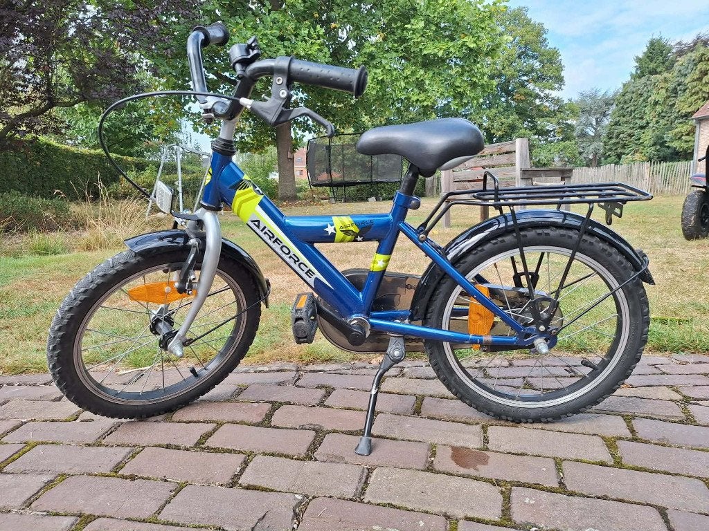 Kinderfiets, Fietsen en Brommers, Fietsen | Kinderfietsjes, Ophalen, Terugtraprem, Zijwieltjes, 16 tot 20 inch