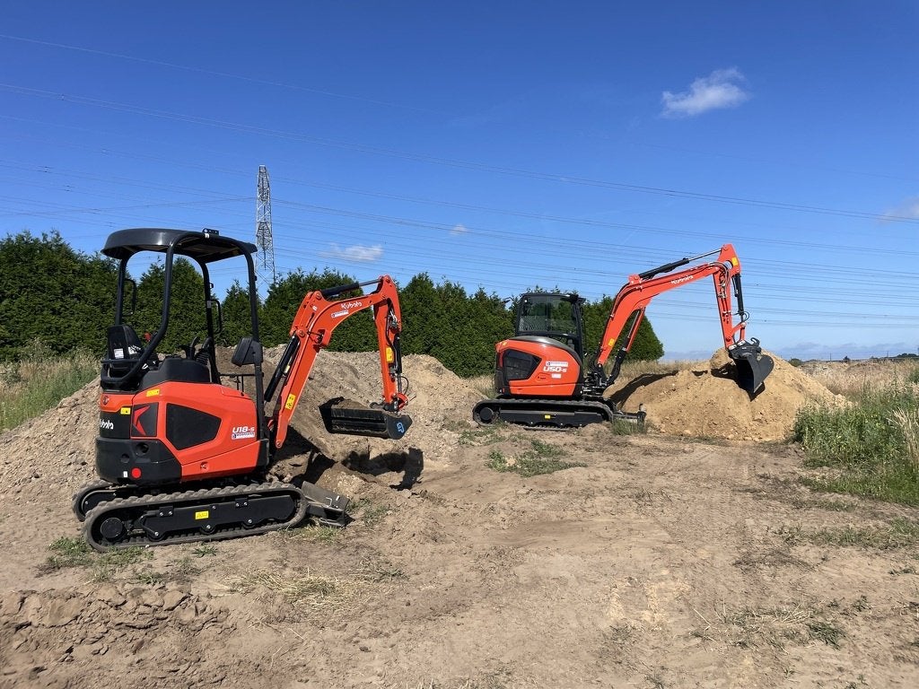 Kubota U18-5 HI minigraver NIEUW €395 LEASE, Articles professionnels, Kubota Hol, Kbt_g.eu_market_surveillance@kubota.com, Hoofdweg Oostzijde 1264
2153 LR  Nieuw-Vennep, NL