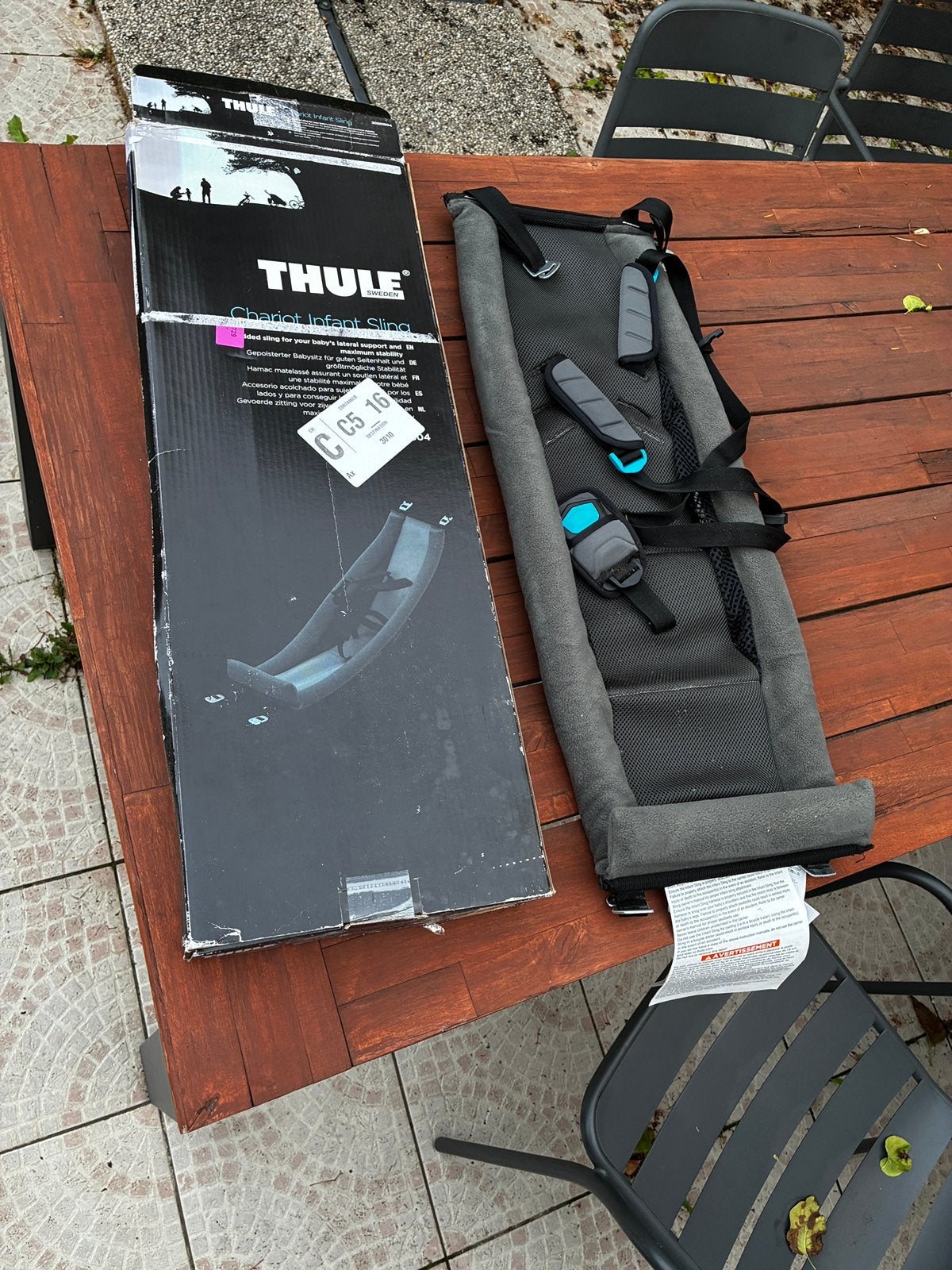 Thule chariot infant sling, Ophalen of Verzenden, Zo goed als nieuw