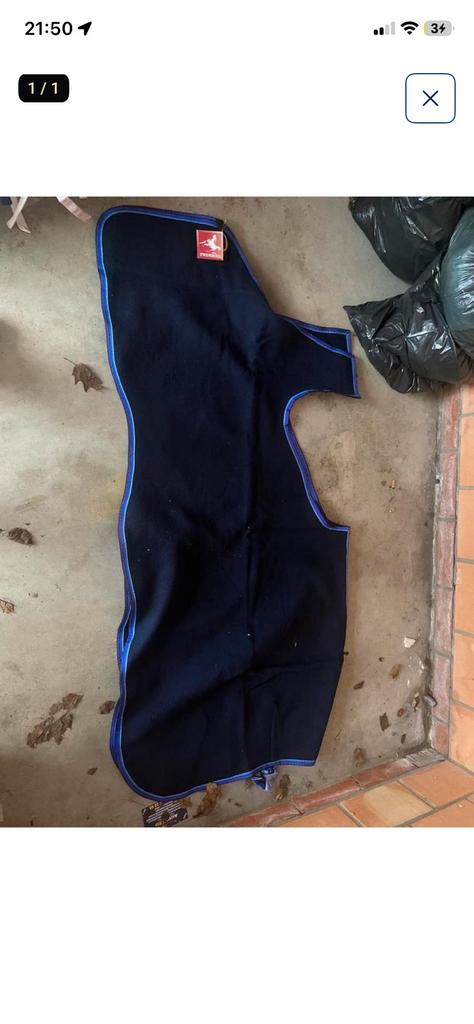 Uitrijdeken 195 cm nieuw!, Dieren en Toebehoren, Ophalen, Overige typen, Fleece, Zo goed als nieuw