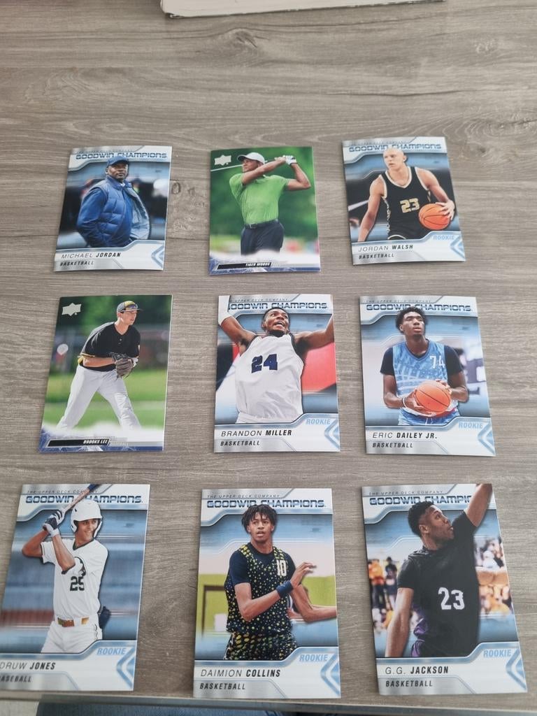 Upper deck Goodwin Champions 2023, Ophalen of Verzenden, Gebruikt, Meerdere plaatjes