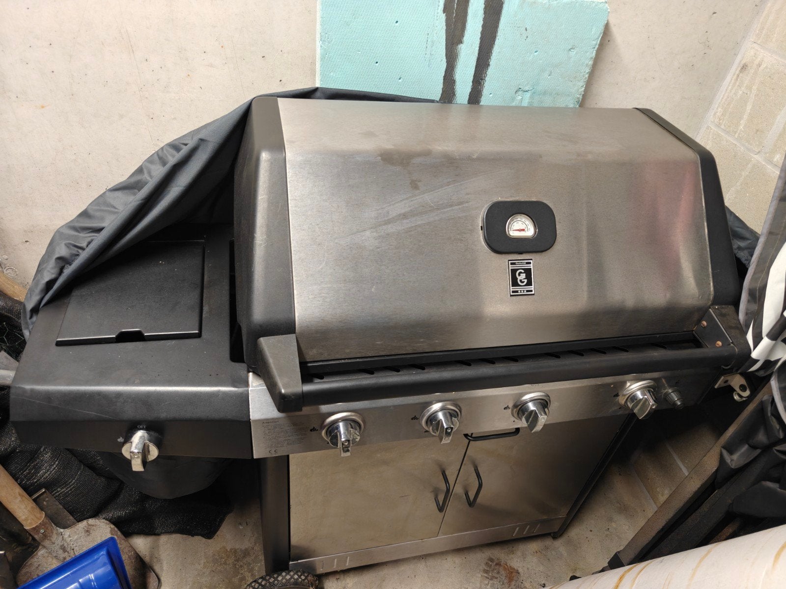 Gas bbq garden grill in goede staat, Ophalen, Gebruikt, Gardengrill