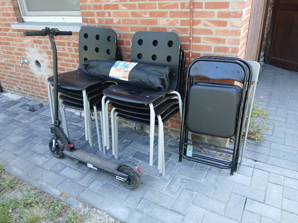 Gratis ijzer allerlei, stoelen, step zonder lader, Divers, Enlèvement, Utilisé