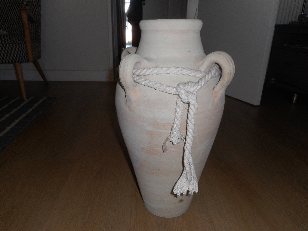 Decoratieve kruik, Ophalen, 54 cm, Beige, Geschikt voor buiten