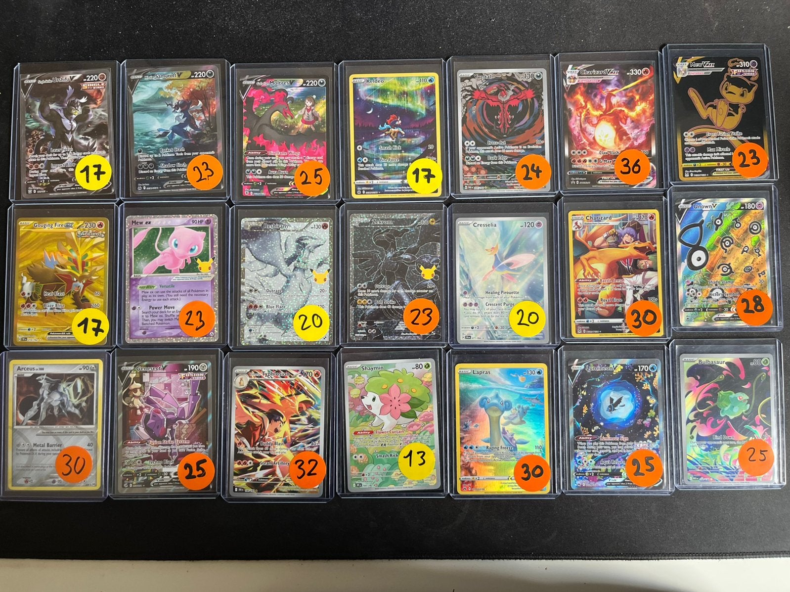 Pokemon hits van verschillende sets, Ophalen of Verzenden, Zo goed als nieuw, Meerdere kaarten