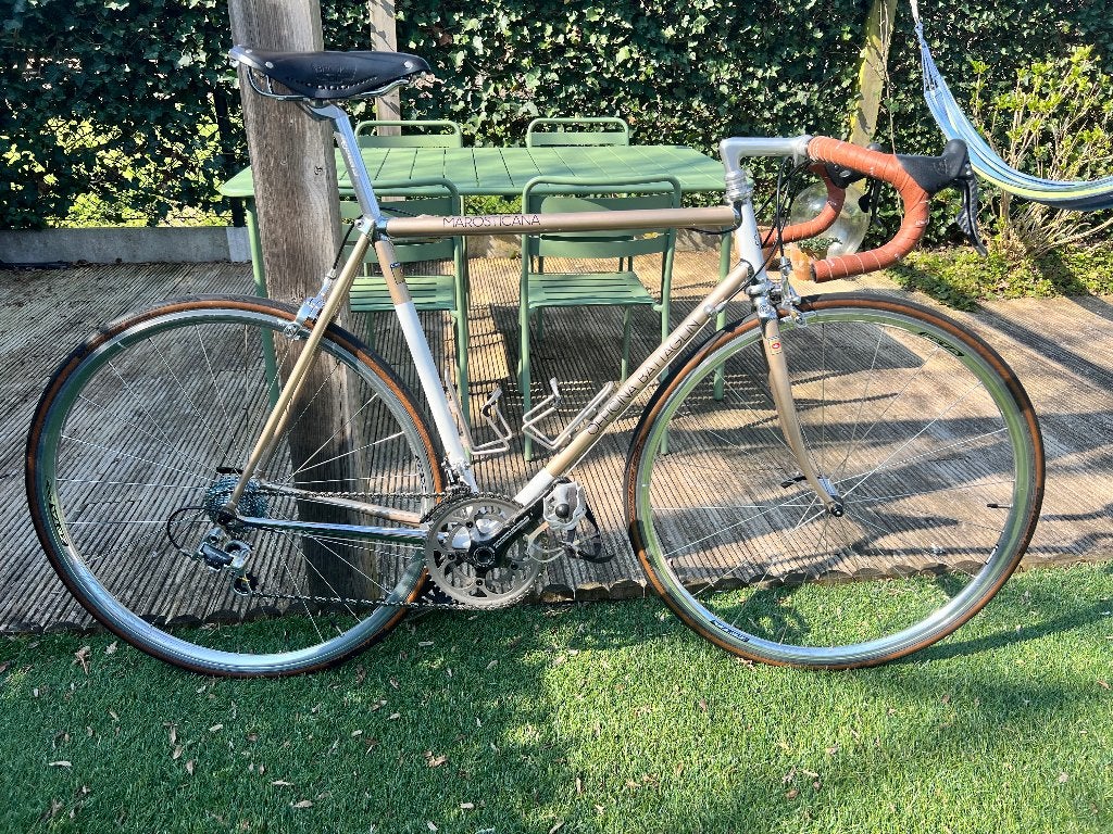Officina Battaglin racefiets staal., Neuf, Autres marques, 10 à 15 vitesses, Frein sur jante