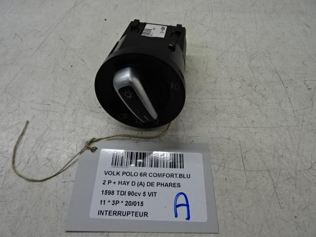 SCHAKELAAR Volkswagen Polo V (6R) (6R0941531F), Auto-onderdelen, Gebruikt, Volkswagen