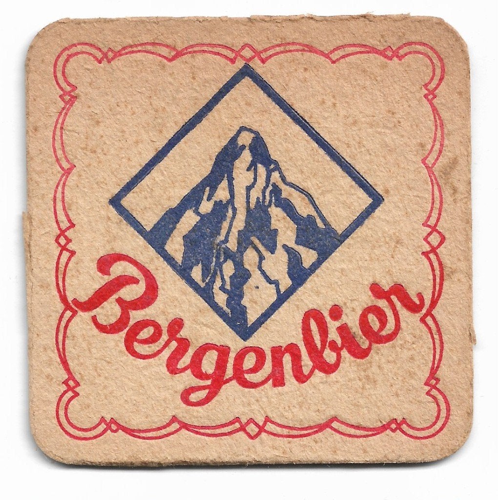 sous-bock Bergenbier, Collections, Enlèvement ou Envoi, Comme neuf, Sous-bock