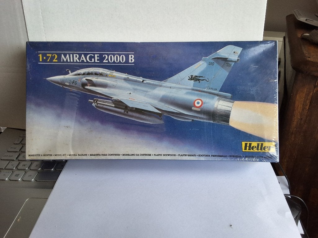 vliegtuig Mirage 2000 B, 1:72 tot 1:144, Ophalen of Verzenden, Zo goed als nieuw, Vliegtuig