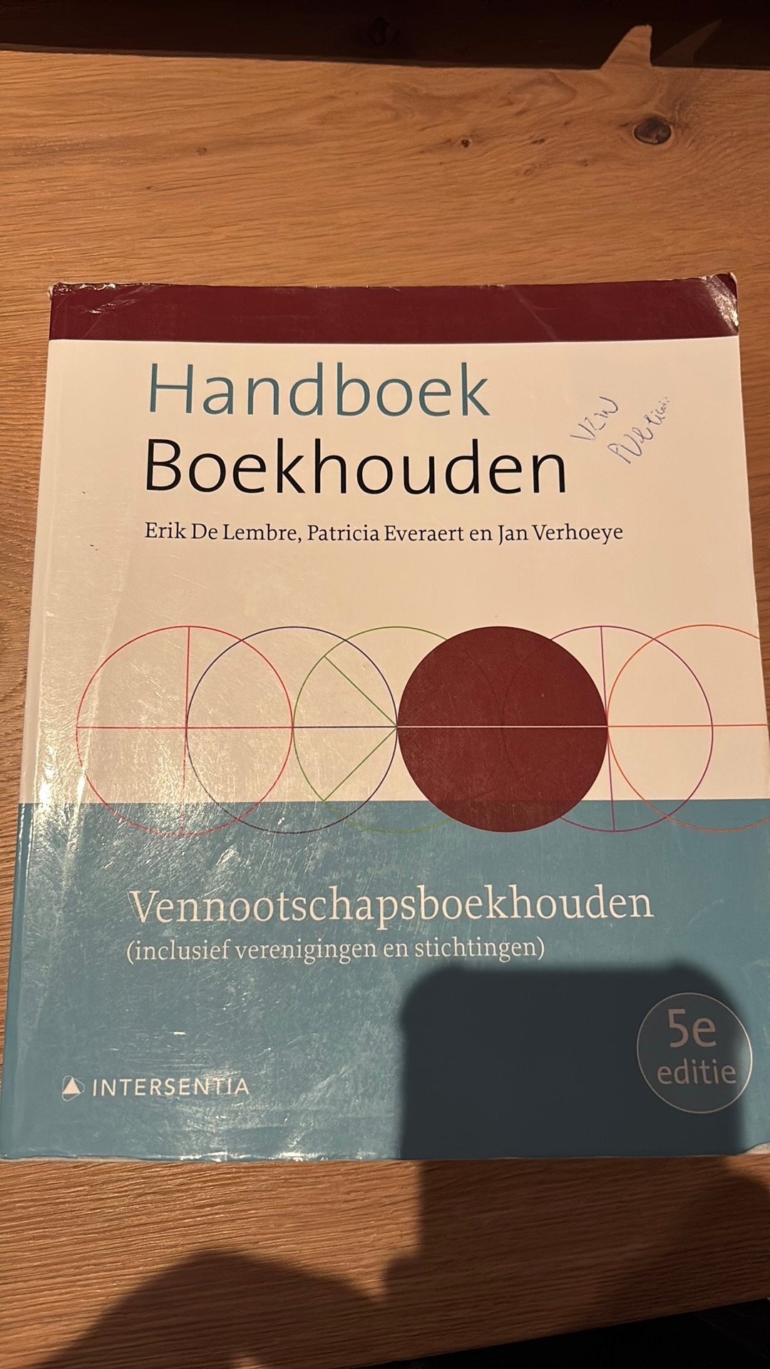 Handboek Boekhouden - Vennootschapsboekhouden (vijfde editie, Boeken, Ophalen of Verzenden, Erik De Lembre; Patricia Everaert