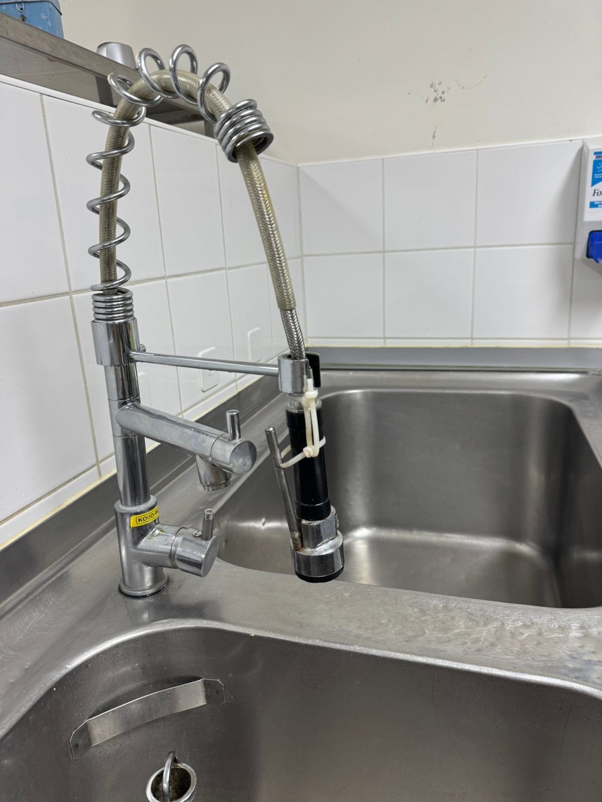 Dubbele wastafel, Ophalen, Gebruikt