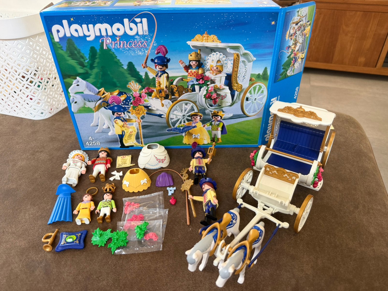Playmobil Princess koets 4258 – compleet, Kinderen en Baby's, Ophalen of Verzenden, Zo goed als nieuw, Princess