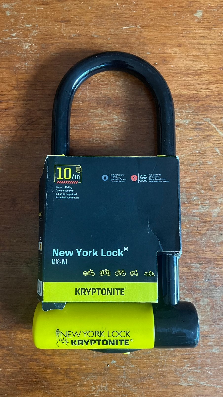 Kryptonite fietsslot - New York Lock, Motos, Accessoires | Cadenas, Enlèvement ou Envoi, Neuf