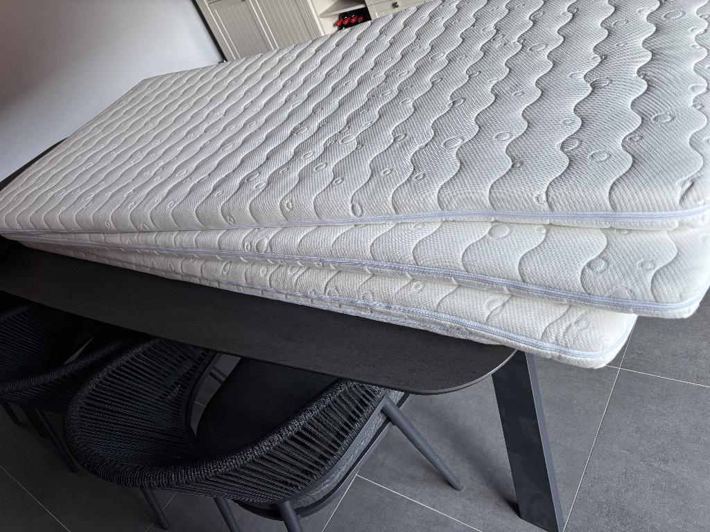 4 toppers voor enkel bed 90X200 CM, Enlèvement