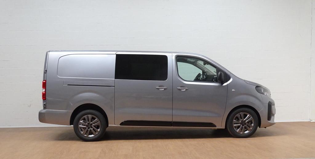 Peugeot Expert Long DC L3 2.2 BlueHDi 180 EAT8, Auto's, 4 deurs, Stof, Zwart, 4 cilinders