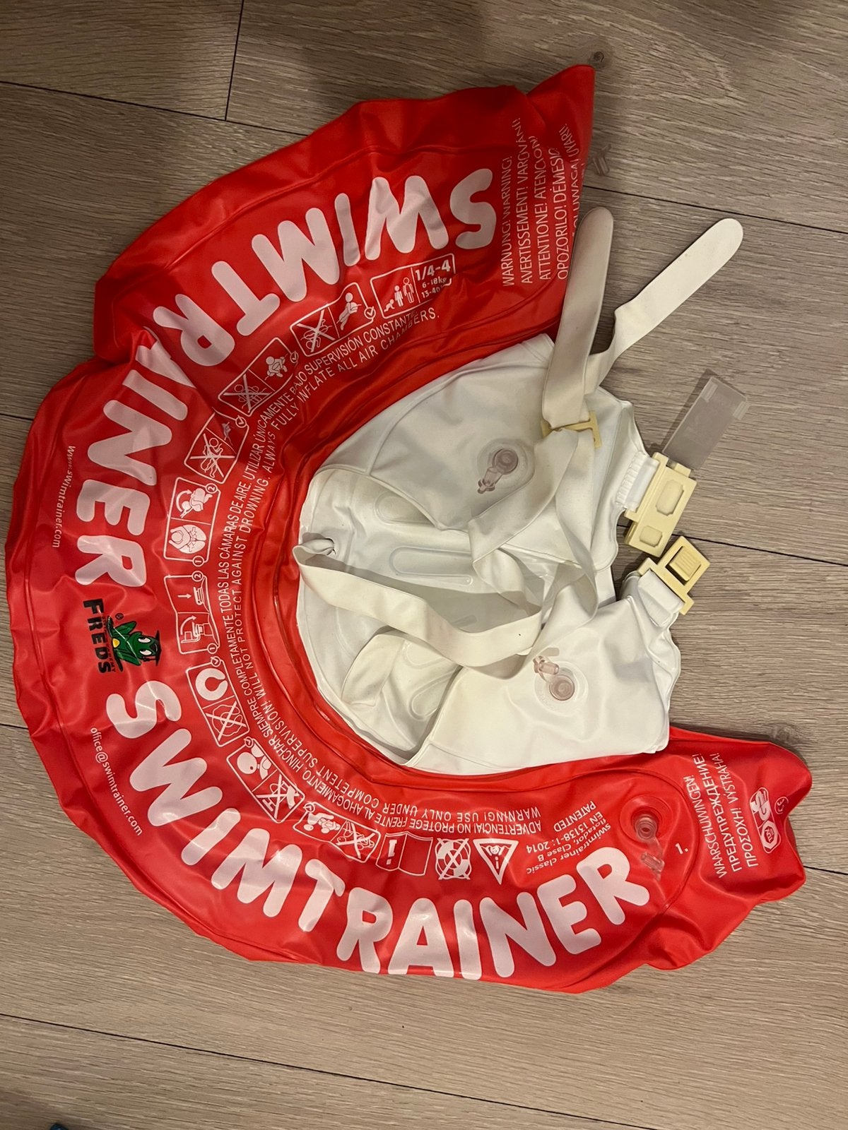 Freds swimtrainer - baby zwemband, Kinderen en Baby's, Babykleding | Baby-zwemkleding, Ophalen, Zo goed als nieuw