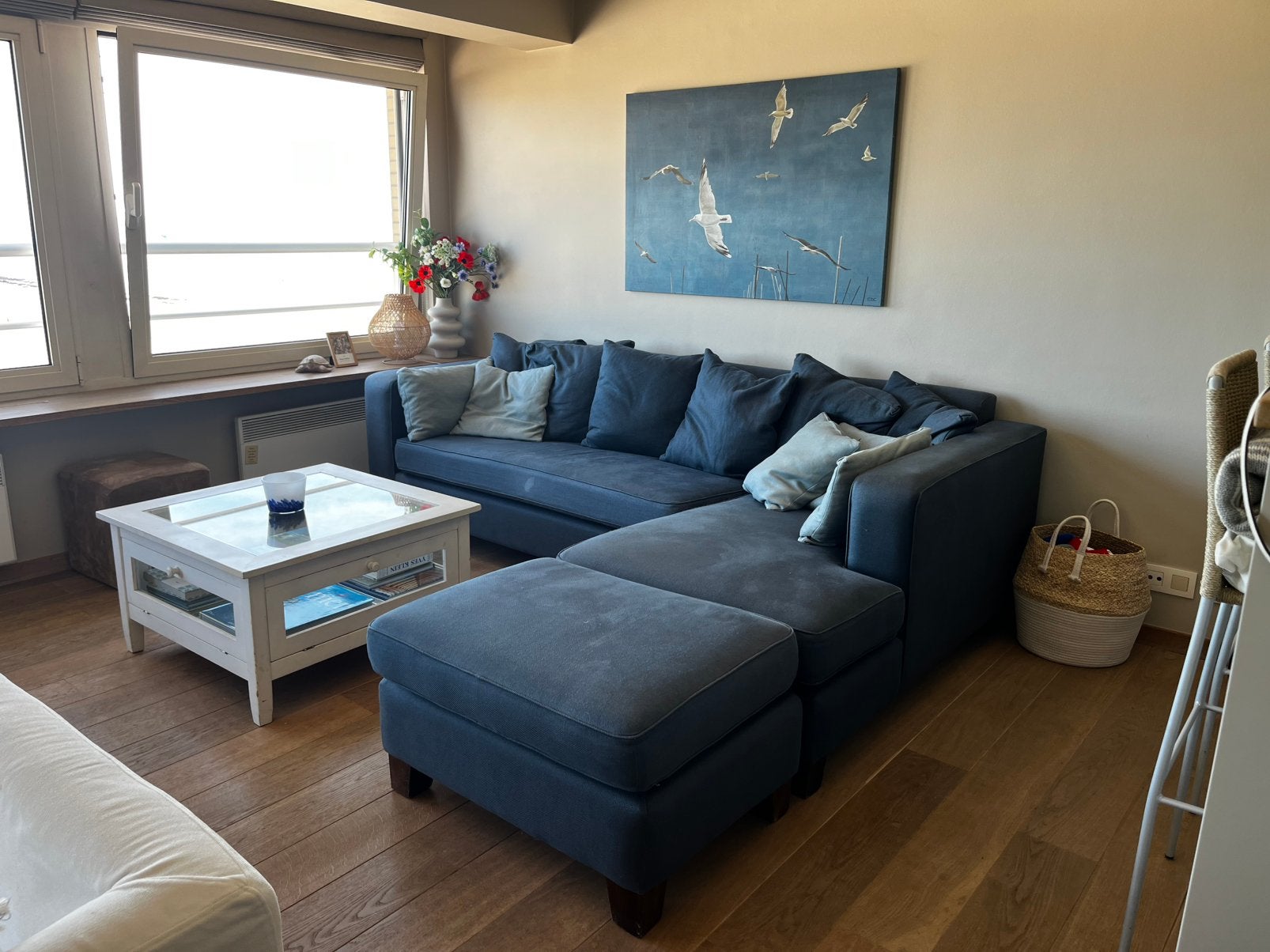 Lounge hoek en Bank en salon tafeltje, Ophalen, Gebruikt
