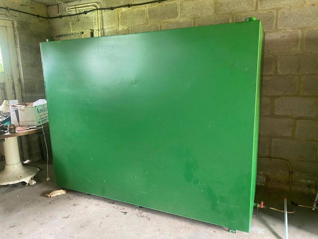 Citerne mazout acier 2.250 litres, Ophalen