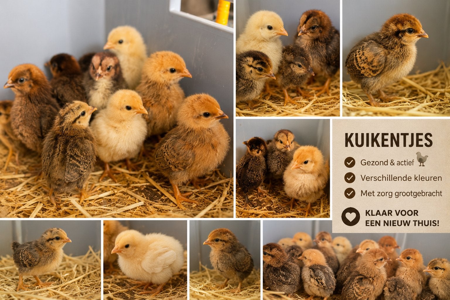 Poussins Brahma Mix
