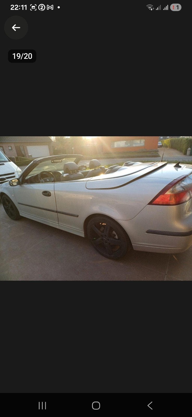 Knappe Saab 9-3 cabrio 1900tdi automaat, Autos, Achat, Automatique, Particulier, Saab 9-3