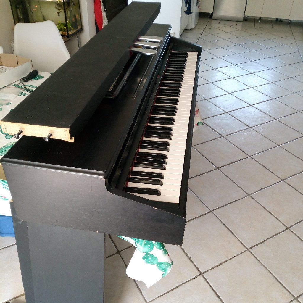 digitale piano van korg, Ophalen, Gebruikt, Zwart, Digitaal