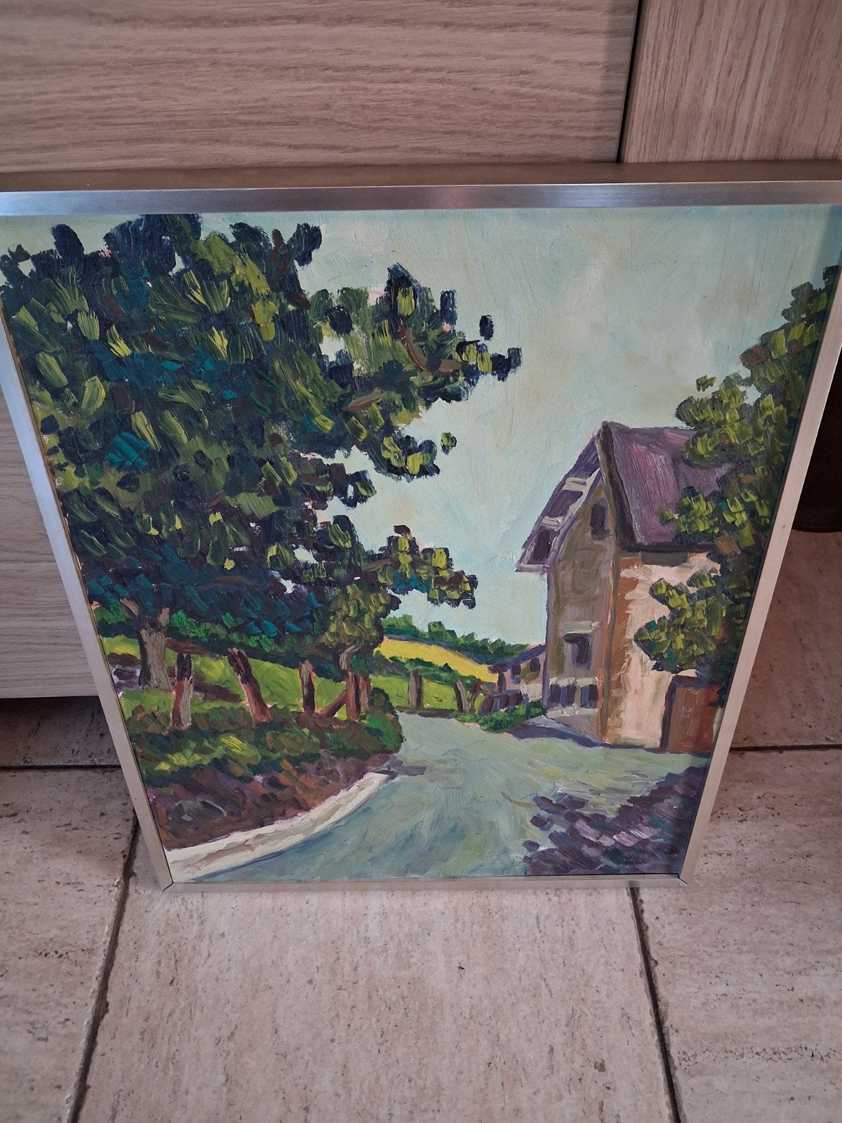 peinture toile signe w. Antoine, Enlèvement, Toile