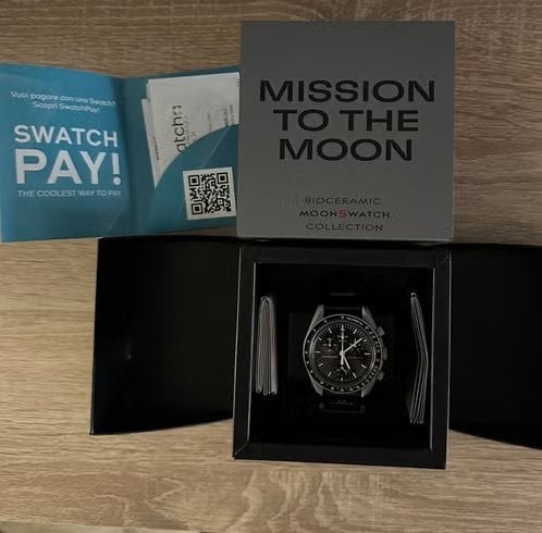 Moonswatch Mission To The Moon, Ophalen, Kunststof, Polshorloge, Swatch