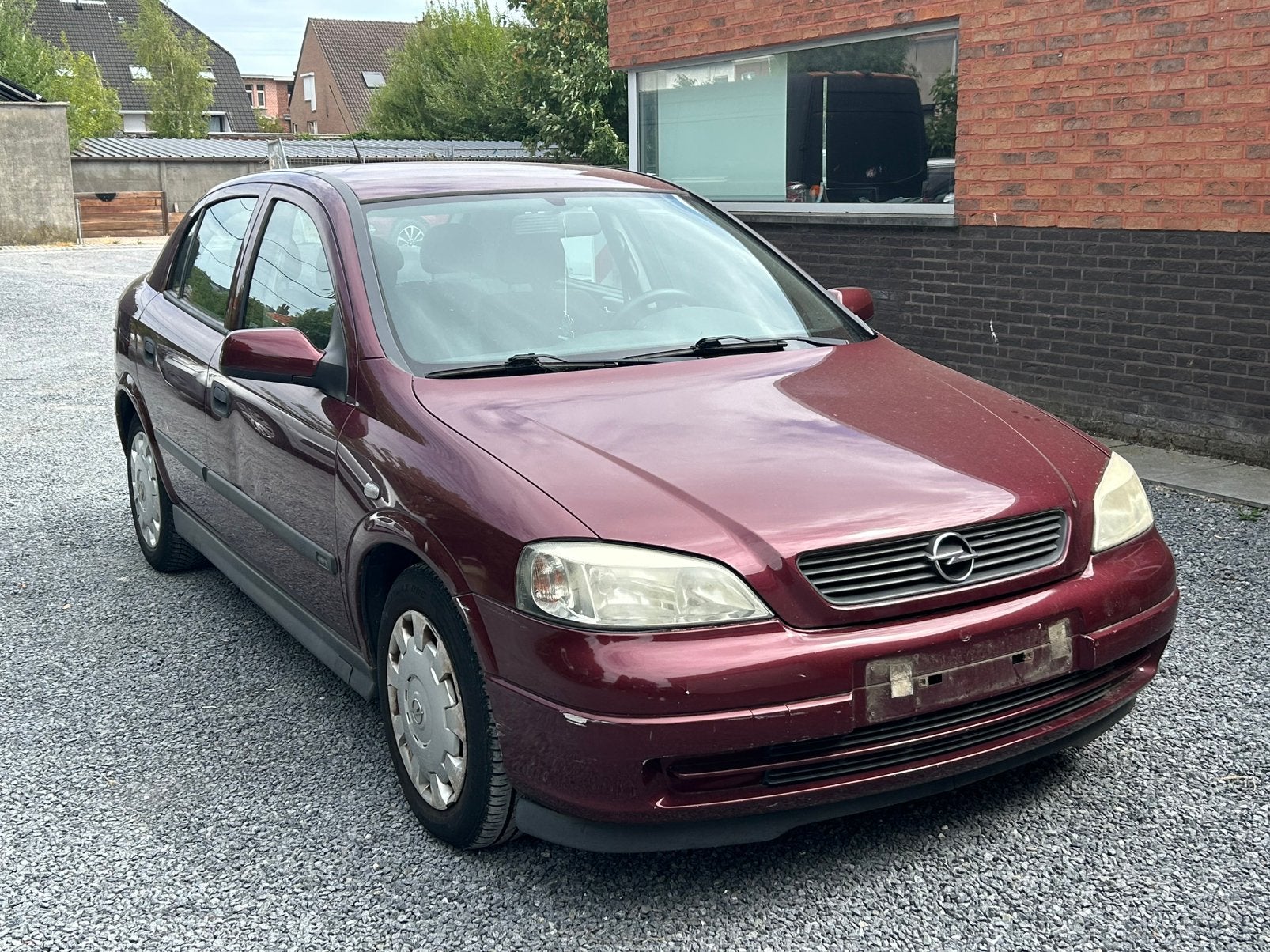 Opel Astra 2002 100.000km Benzine. 1.4, Auto's, Stof, Zwart, Handgeschakeld, 5 deurs