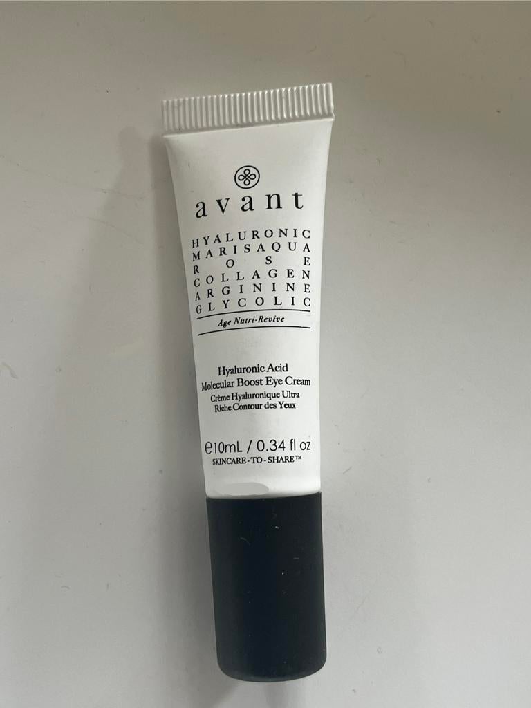 Crème pour les yeux Avant Hyaluronic Acid Molecular Boost, Enlèvement ou Envoi, Neuf, Tout le visage, Soins