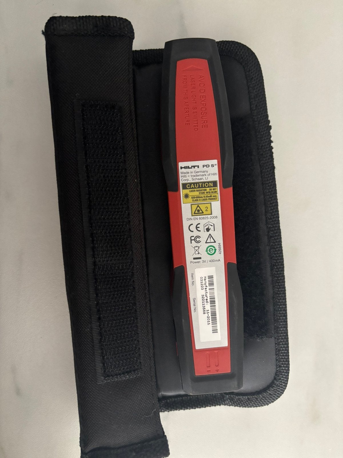 Hilti PD5 laserafstandmeter, Enlèvement, Comme neuf