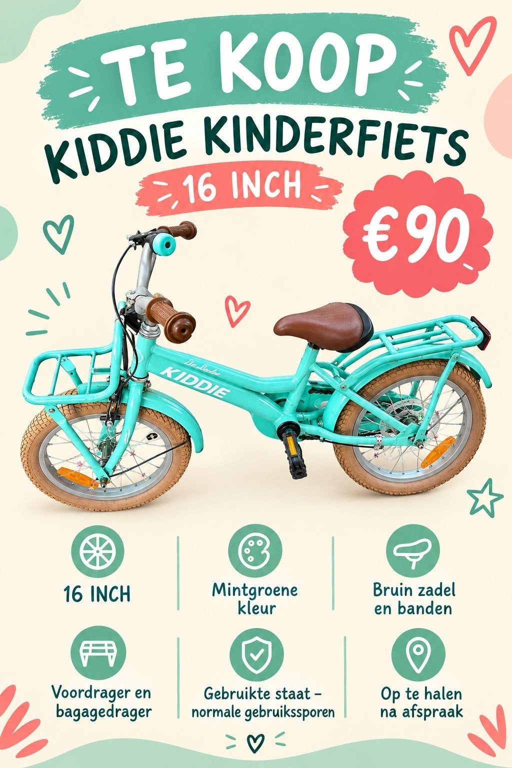 vélo pour enfants, Vélos & Vélomoteurs, Enlèvement