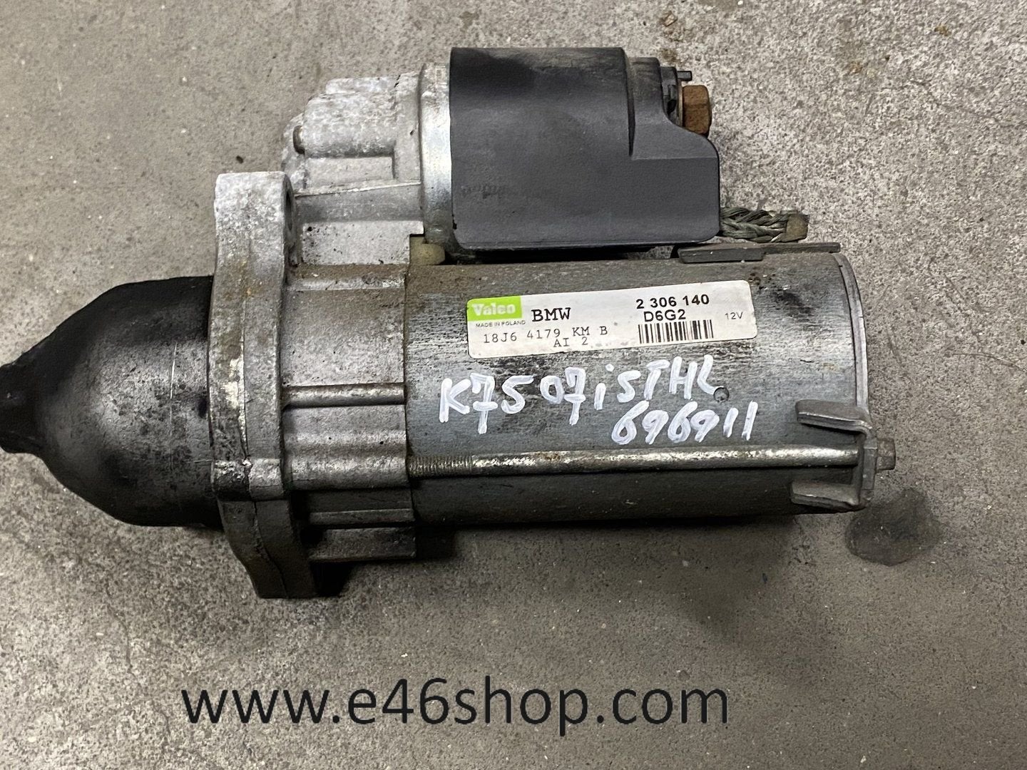 STARTMOTOR BMW R1200GS NINE-T  VALEO OE 12412306140, -, Utilisé, -, -