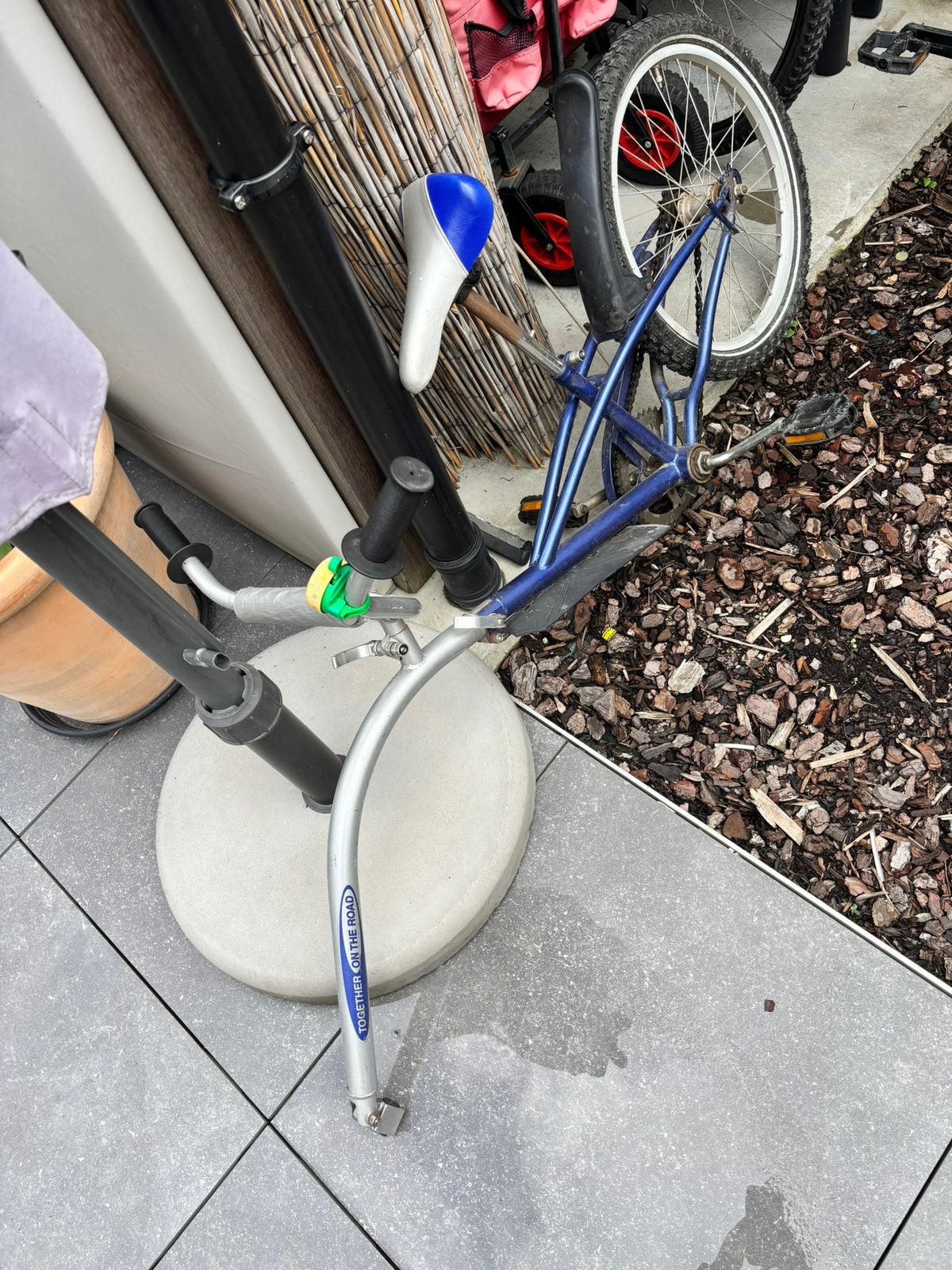 Aanhangfietsje, Ophalen, Gebruikt