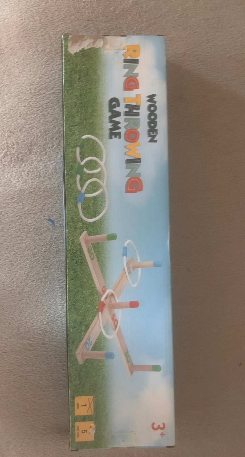 Houten gooi spel, Ophalen, Zo goed als nieuw
