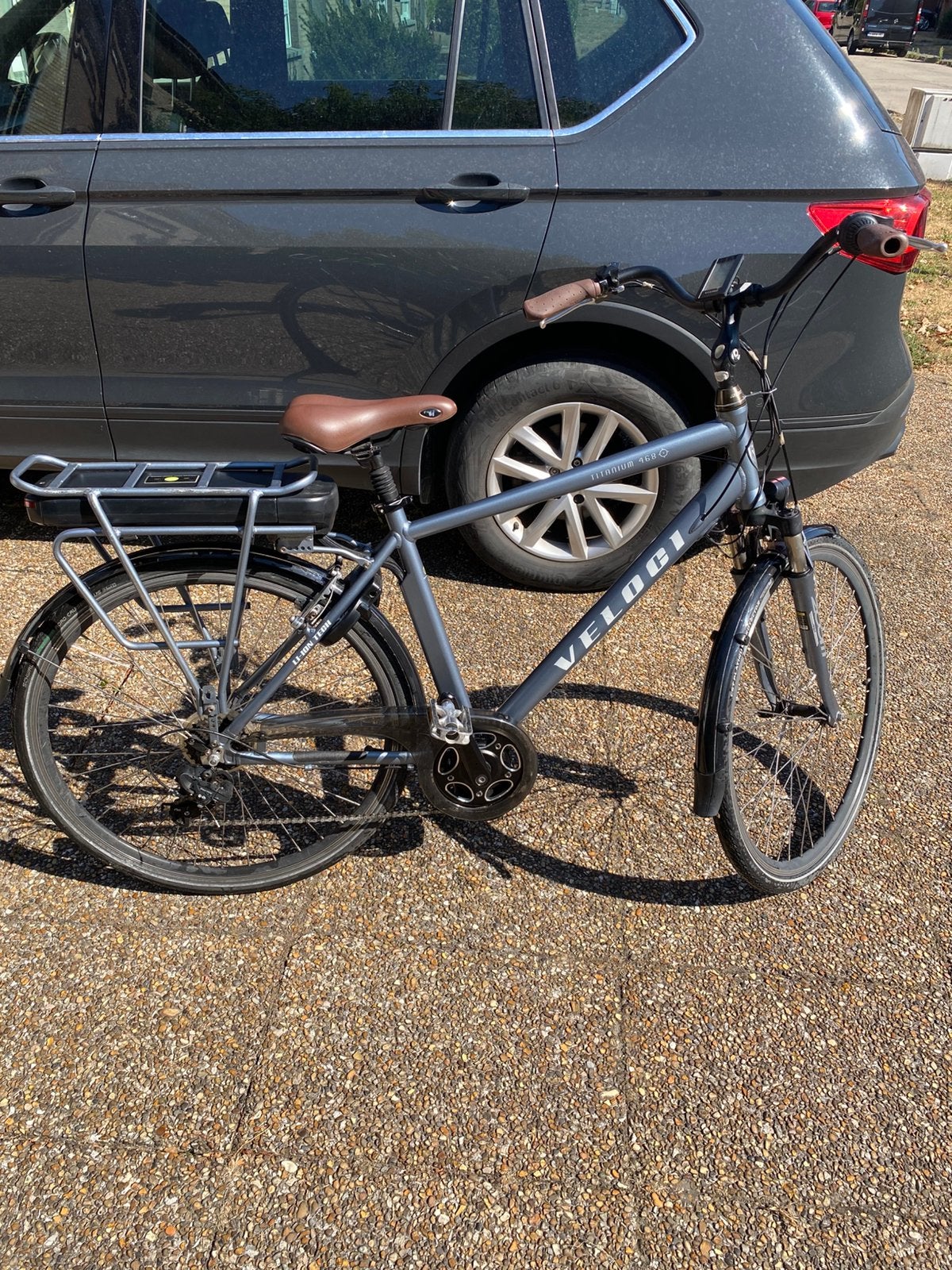 Veloci elektrische herenfiets, Fietsen en Brommers, Ophalen, Zo goed als nieuw, Overige merken