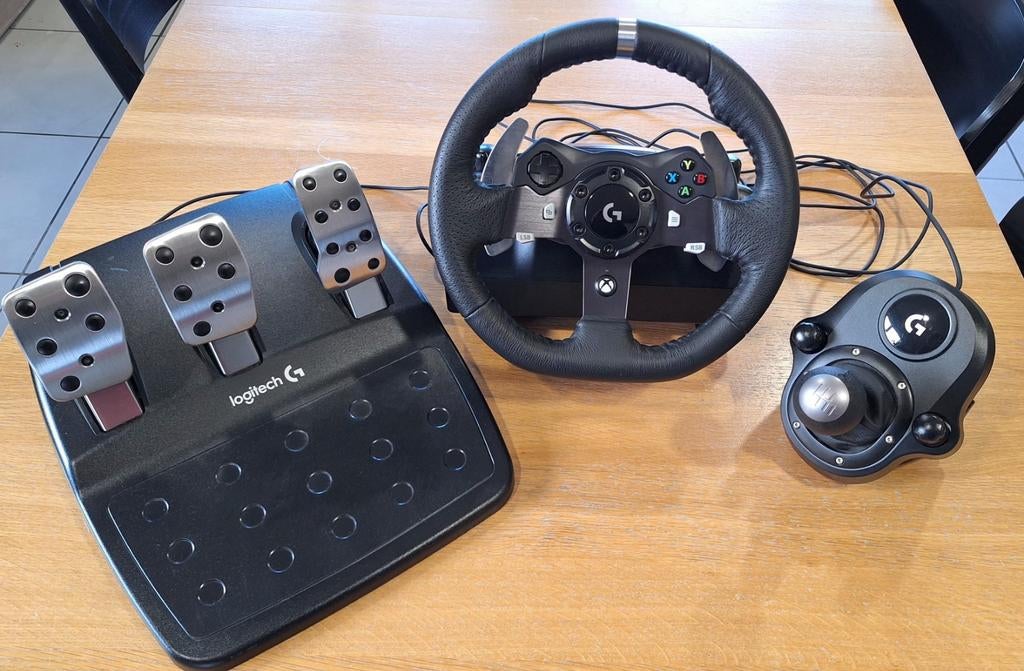 Logitech g920 stuur met pedalen en shifter, Games en Spelcomputers, Ophalen, Gebruikt, Controller