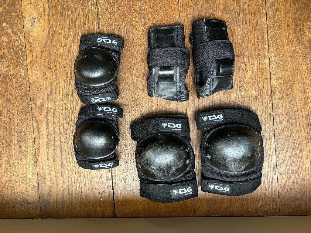Knie-, pols- en elleboogbescherming TSG, Sport en Fitness, Skateboarden, Ophalen of Verzenden, Gebruikt, Bescherming