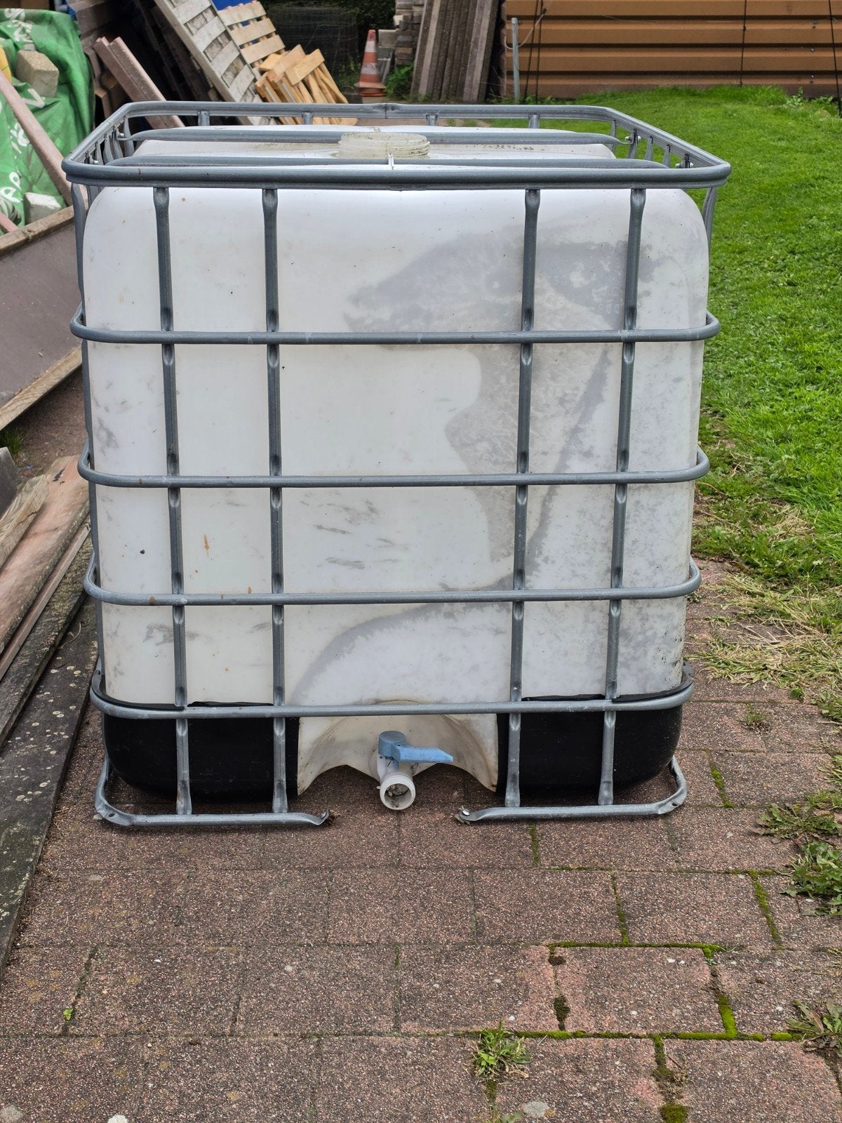 ibc vat 1000l, Tuin en Terras, Ophalen, Gebruikt, Met kraantje