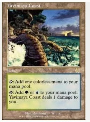 Yavimaya Coast - LAND - MTG - APC - pl  (2 v 17), Hobby en Vrije tijd, Ophalen of Verzenden