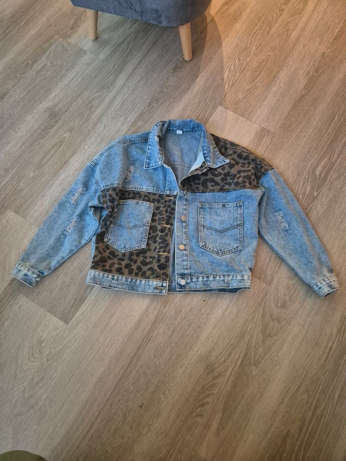 jeans vest, Ophalen of Verzenden
