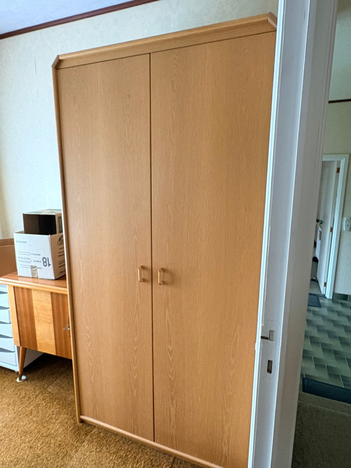 Armoir deux portes, Maison & Meubles, Enlèvement, Comme neuf