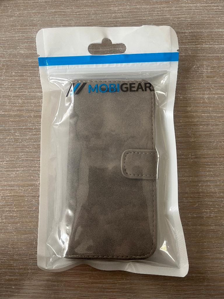 NIEUW hoesje gsm bookcase grijs Apple iphone Xr, Ophalen, Pasjeshouder, Nieuw, Hoesje of Tasje