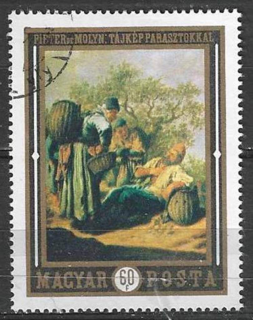 Hongarije 1969 - Yvert 2084 - De Boeren (ST), Verzenden, Gestempeld