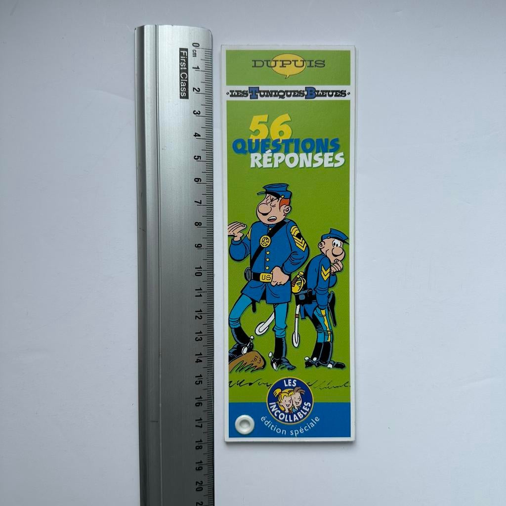 Les Tuniques bleues : jeu 56 questions réponses 2001, Collections, Envoi, Autres personnages, Neuf, Livre ou Jeu