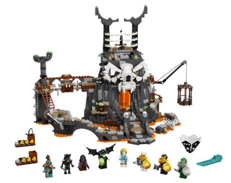LEGO Ninjago 71722 Skull Sorcerer's Kerkers, Enlèvement ou Envoi, Lego, Ensemble complet, Instructions incluses