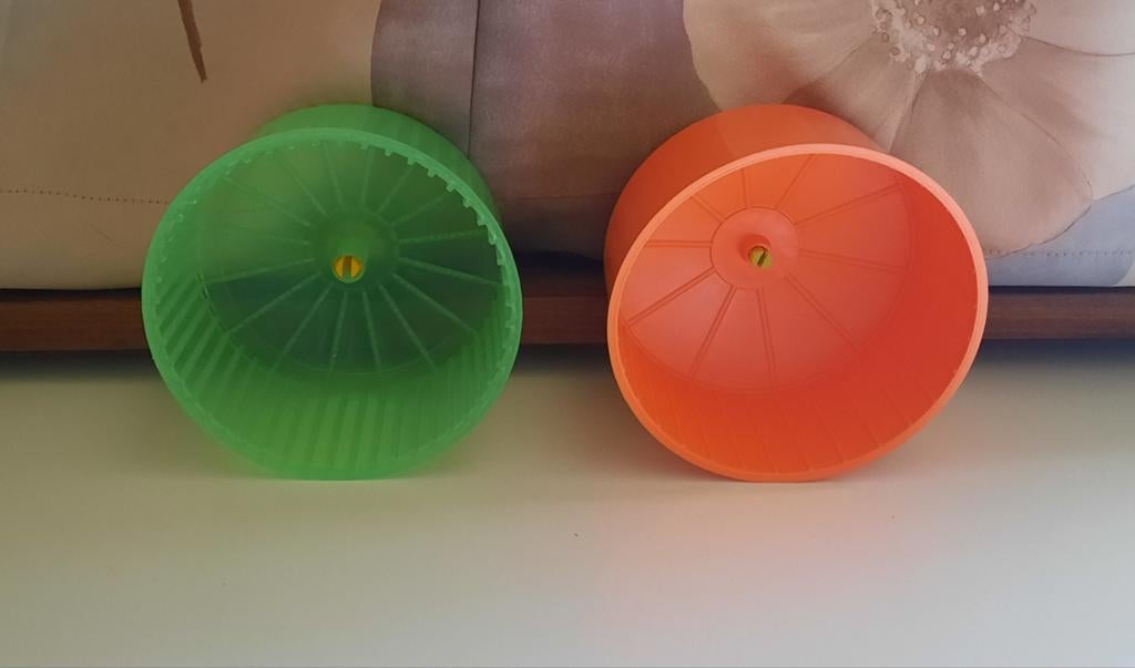 Knaagdier/dwerghamster loopwielen, Ophalen of Verzenden, Zo goed als nieuw, Loopwiel of Rad