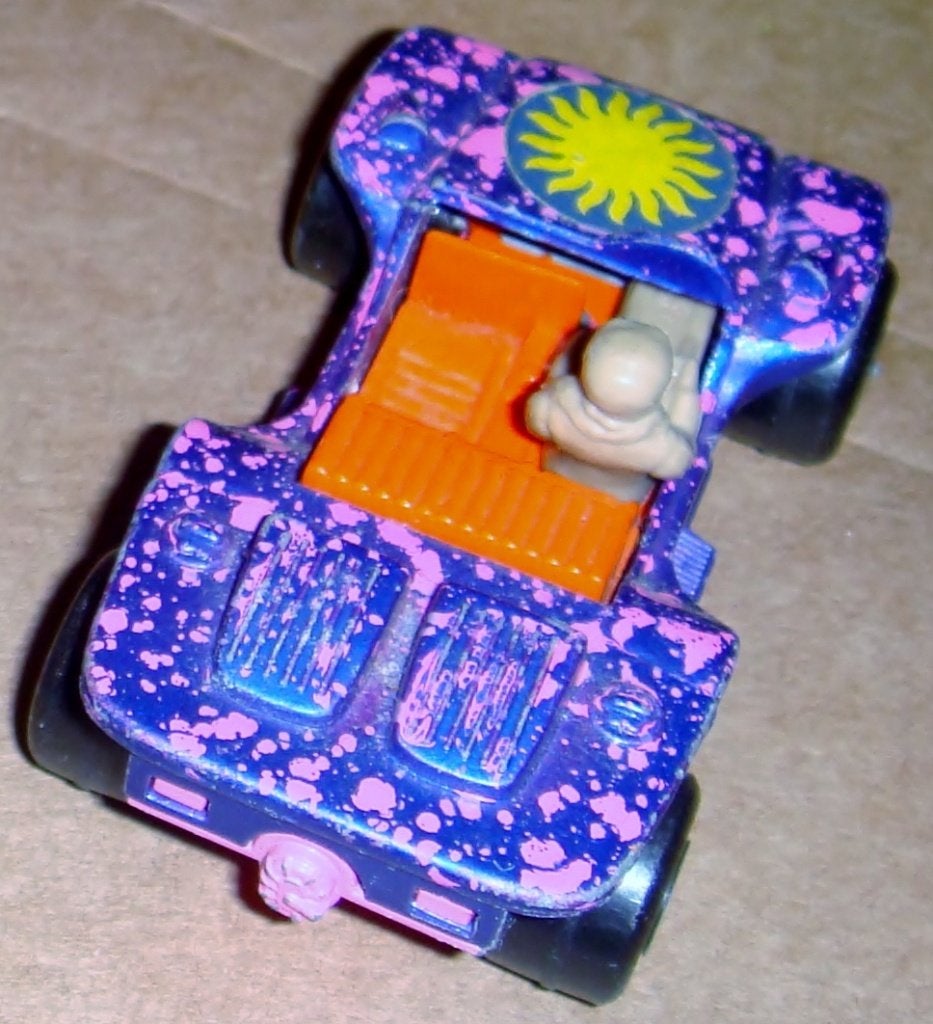 Matchbox Beach Hopper No. 47, de 1973, fond rose, Pat. Arr., Ophalen of Verzenden, Gebruikt, Auto, Matchbox