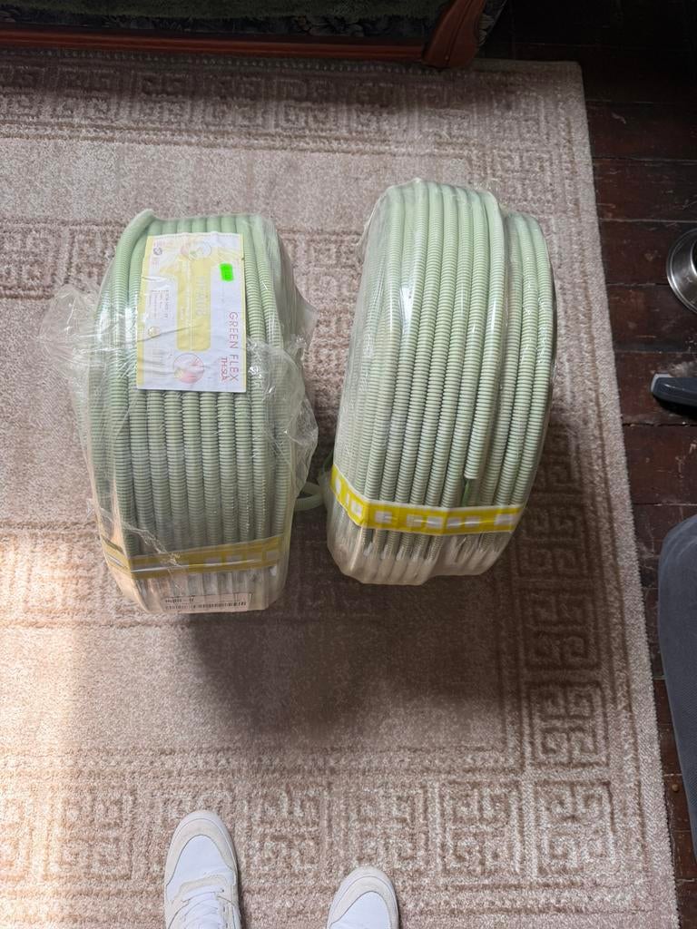 Cable alarme 8*0,22 cable vert en flex 2 rouleaux 100 mètres, Enlèvement, Neuf
