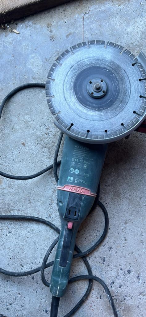 Metabo slijpschijf, Ophalen, Zo goed als nieuw