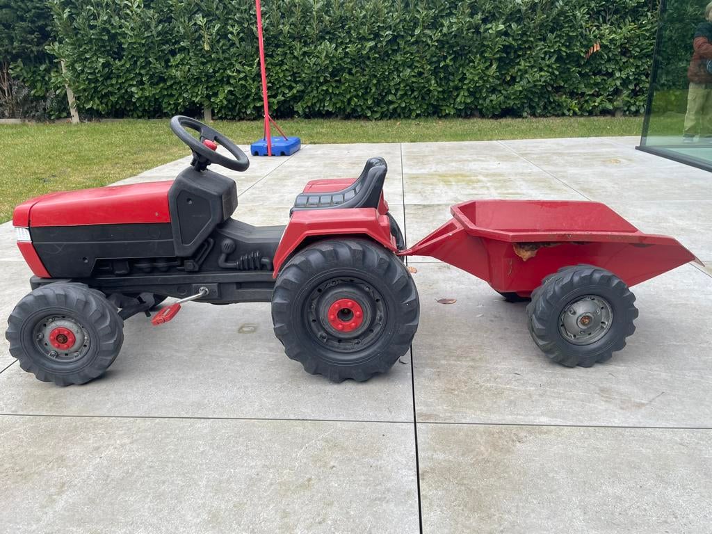 Tractor met aanhangwagen 2 - 5j, Kinderen en Baby's, Ophalen, Gebruikt